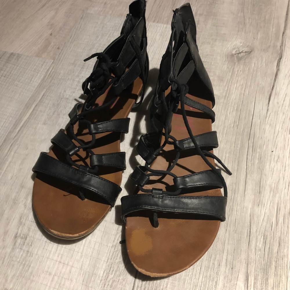 Black sandals